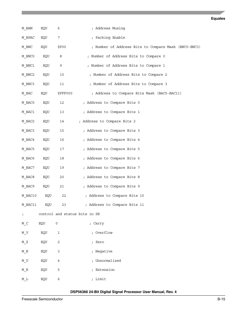 Freescale Semiconductor DSP56366 User Manual | Page 281 / 366