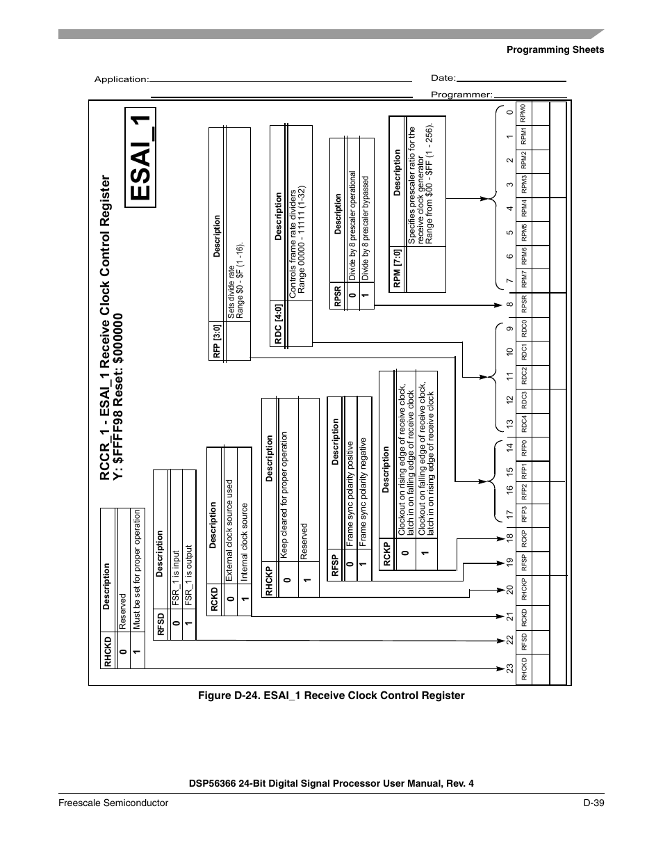 Esai_1 | Freescale Semiconductor DSP56366 User Manual | Page 347 / 366