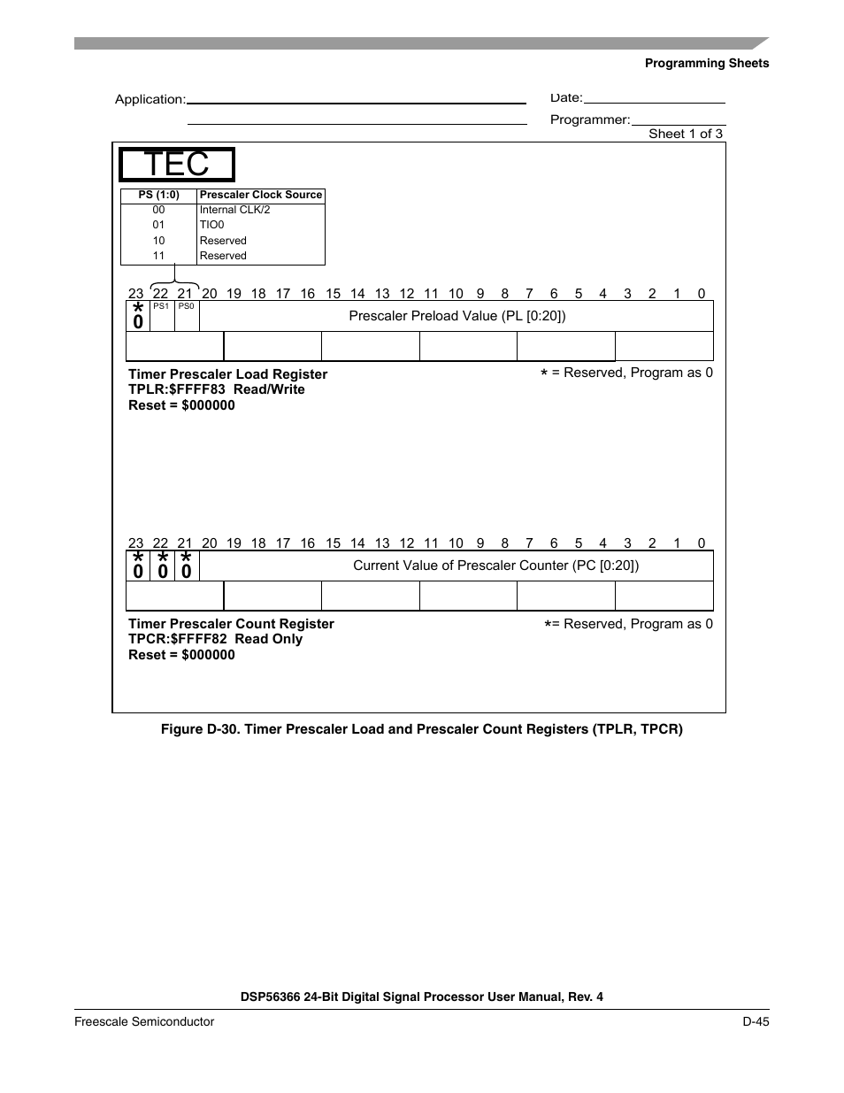 Freescale Semiconductor DSP56366 User Manual | Page 353 / 366
