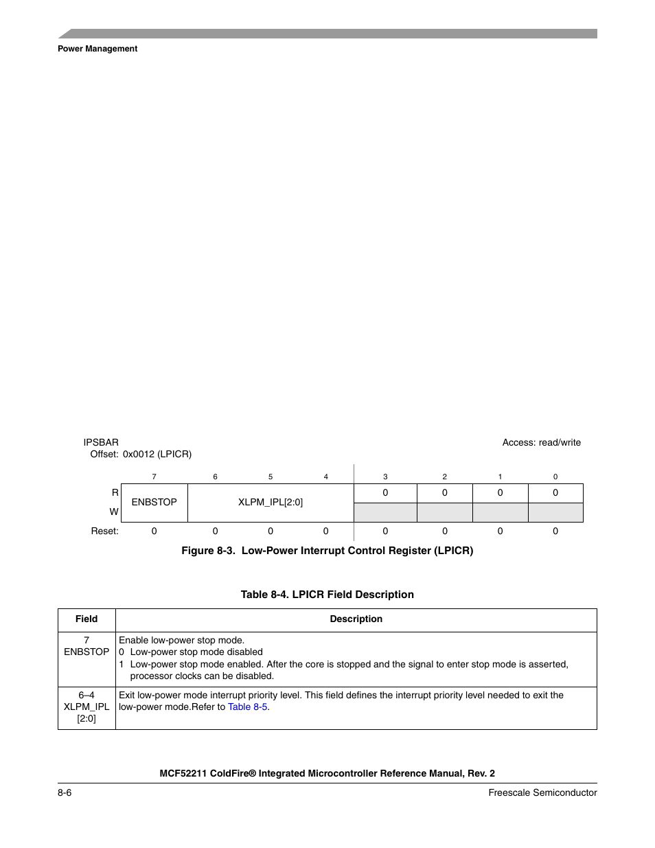 Freescale Semiconductor ColdFire MCF52210 User Manual | Page 134 / 576