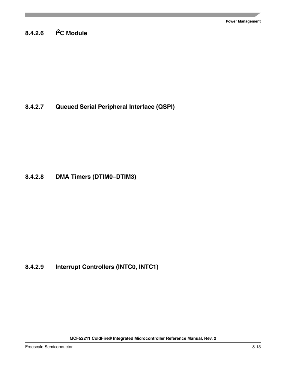 Freescale Semiconductor ColdFire MCF52210 User Manual | Page 141 / 576