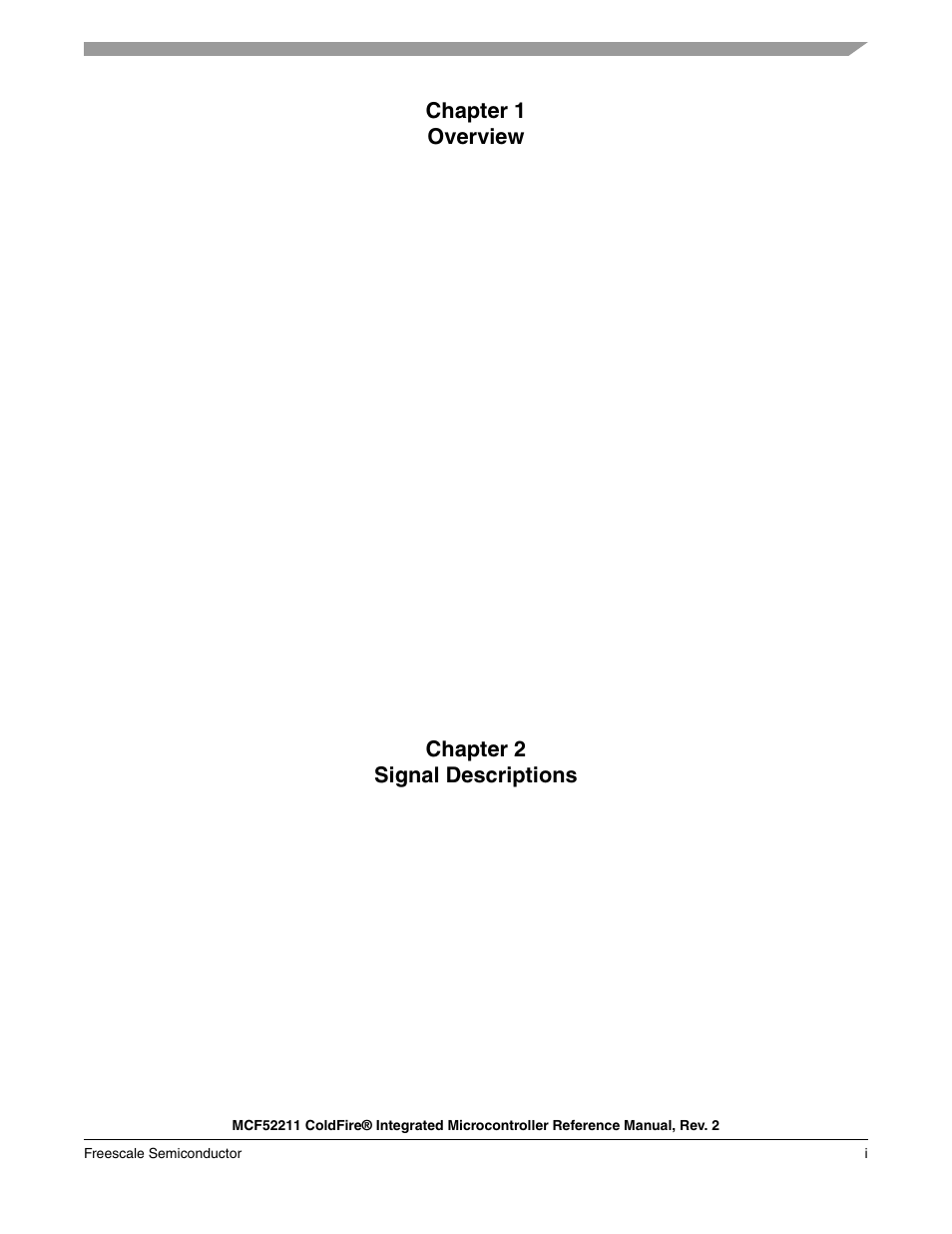 Freescale Semiconductor ColdFire MCF52210 User Manual | Page 3 / 576