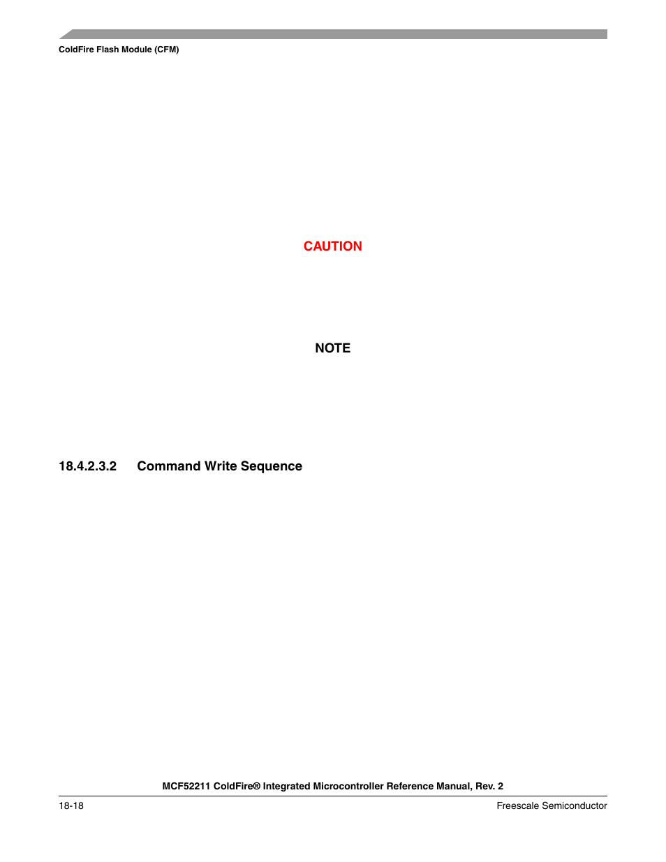 Freescale Semiconductor ColdFire MCF52210 User Manual | Page 308 / 576