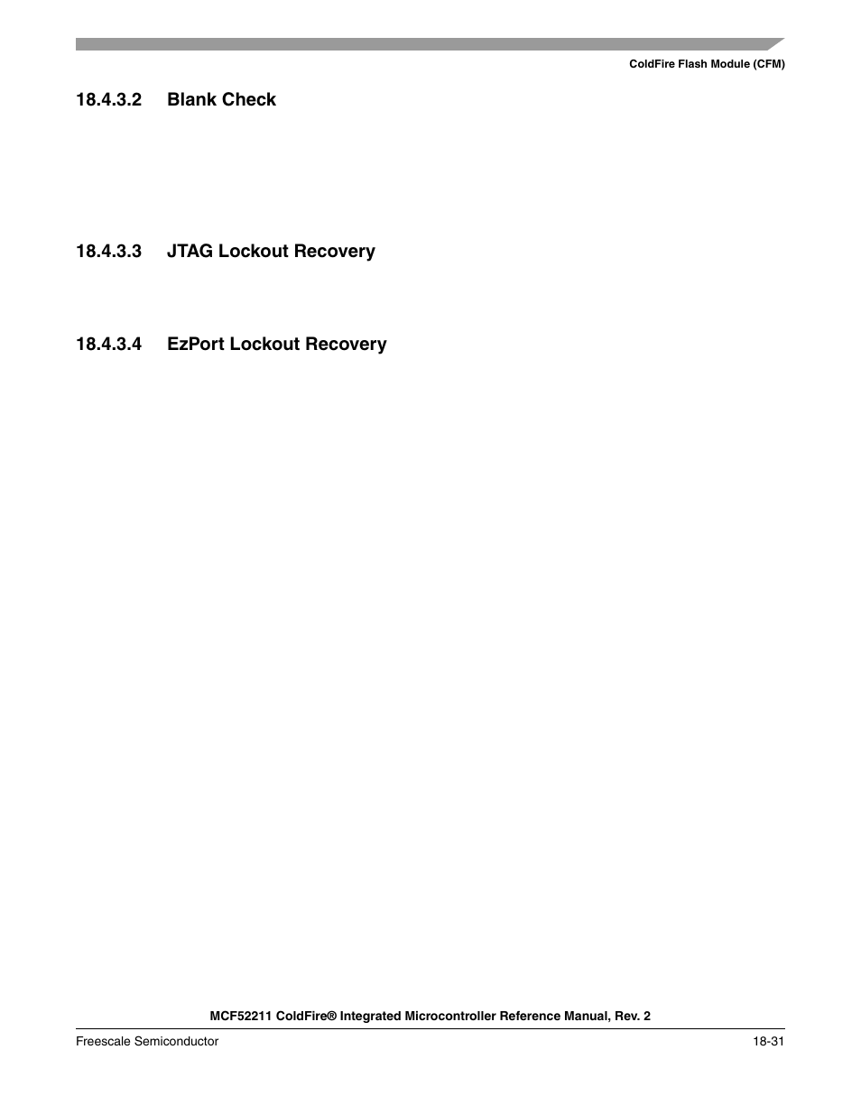 Freescale Semiconductor ColdFire MCF52210 User Manual | Page 321 / 576