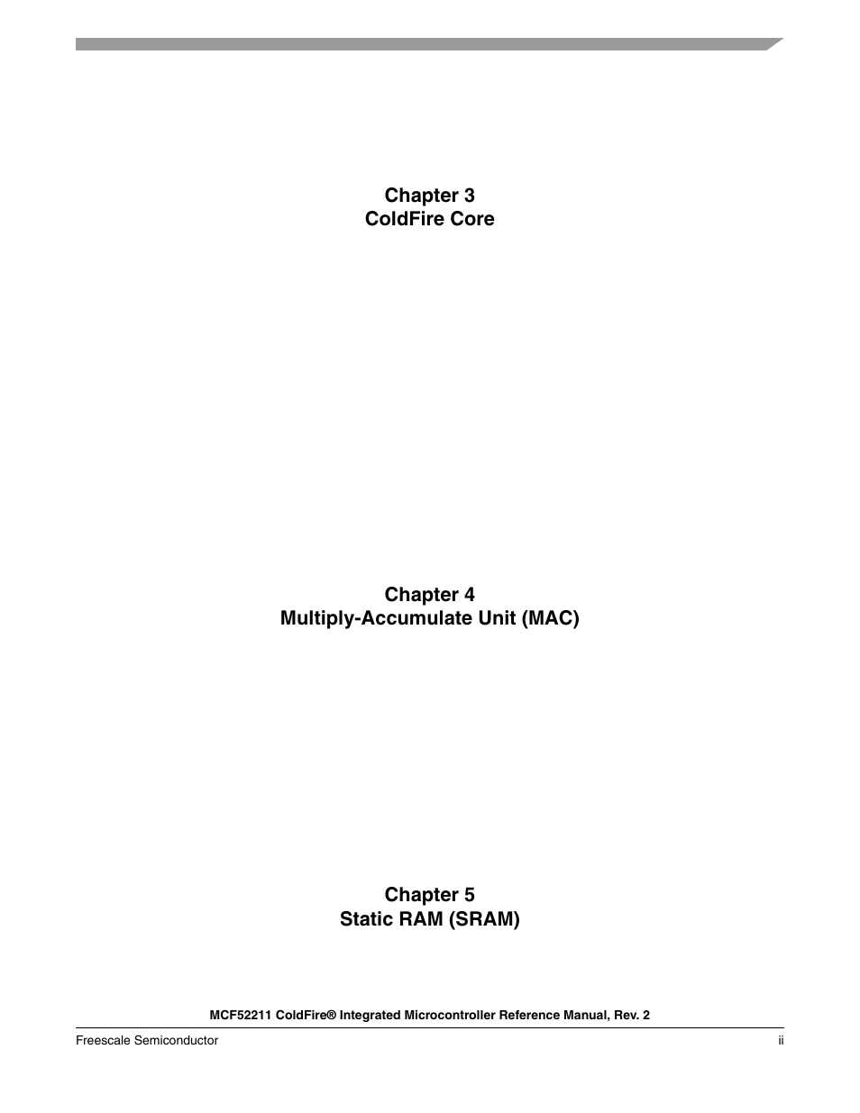 Freescale Semiconductor ColdFire MCF52210 User Manual | Page 4 / 576