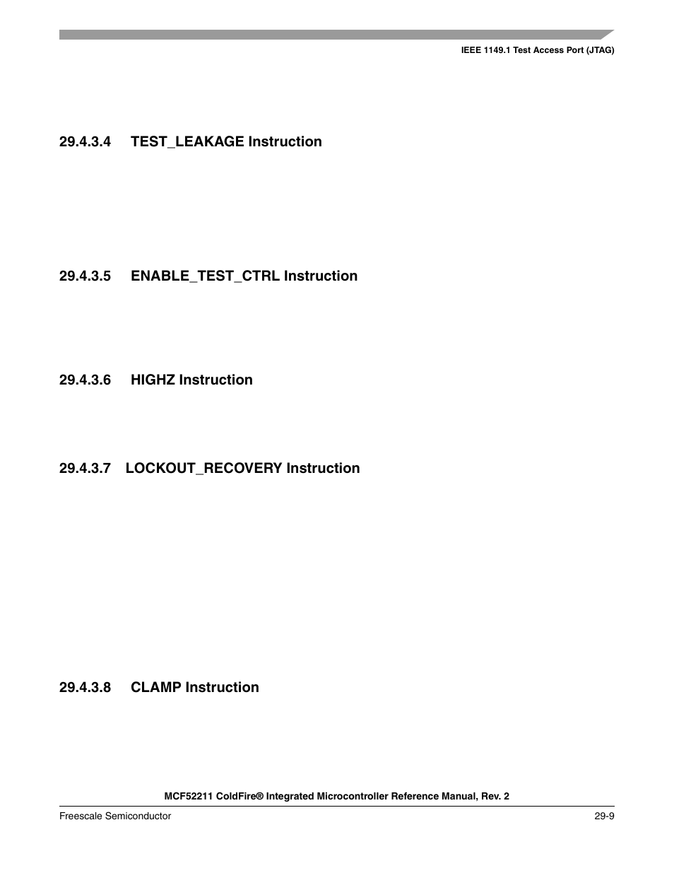 Freescale Semiconductor ColdFire MCF52210 User Manual | Page 553 / 576