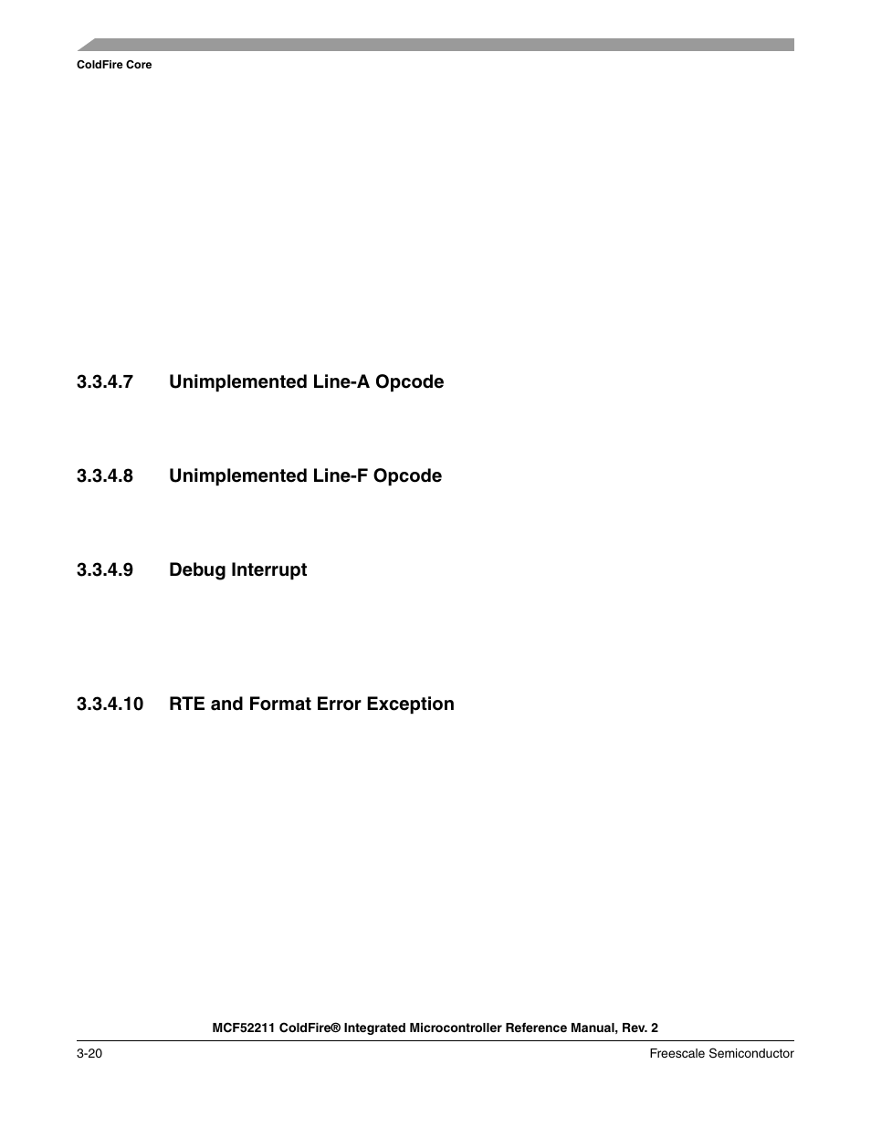 Freescale Semiconductor ColdFire MCF52210 User Manual | Page 64 / 576