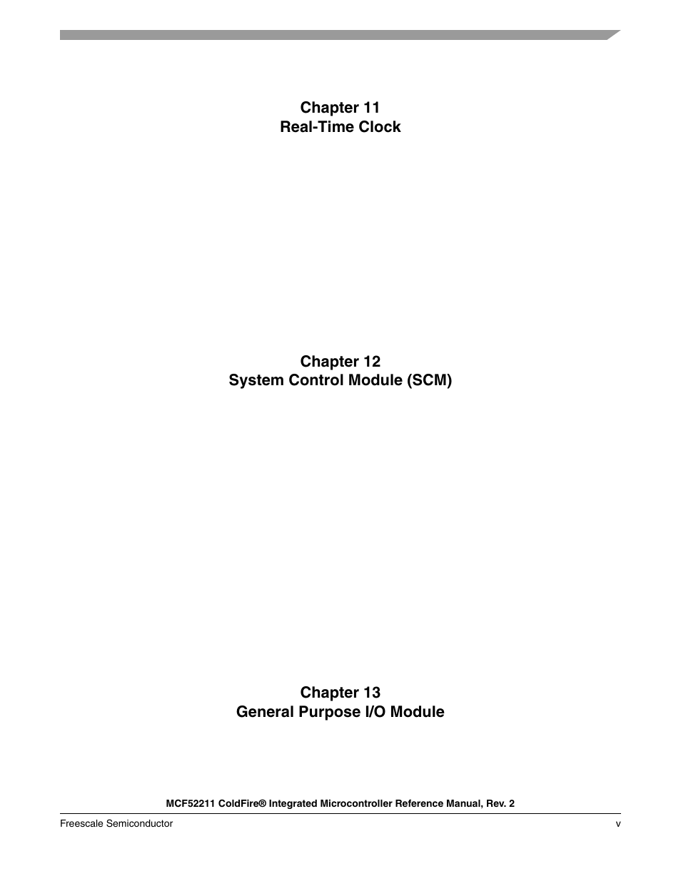 Freescale Semiconductor ColdFire MCF52210 User Manual | Page 7 / 576