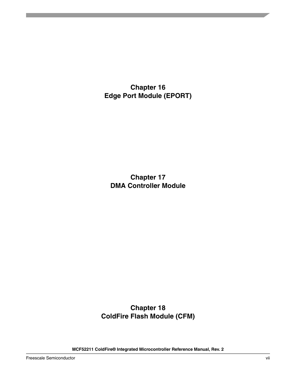 Freescale Semiconductor ColdFire MCF52210 User Manual | Page 9 / 576