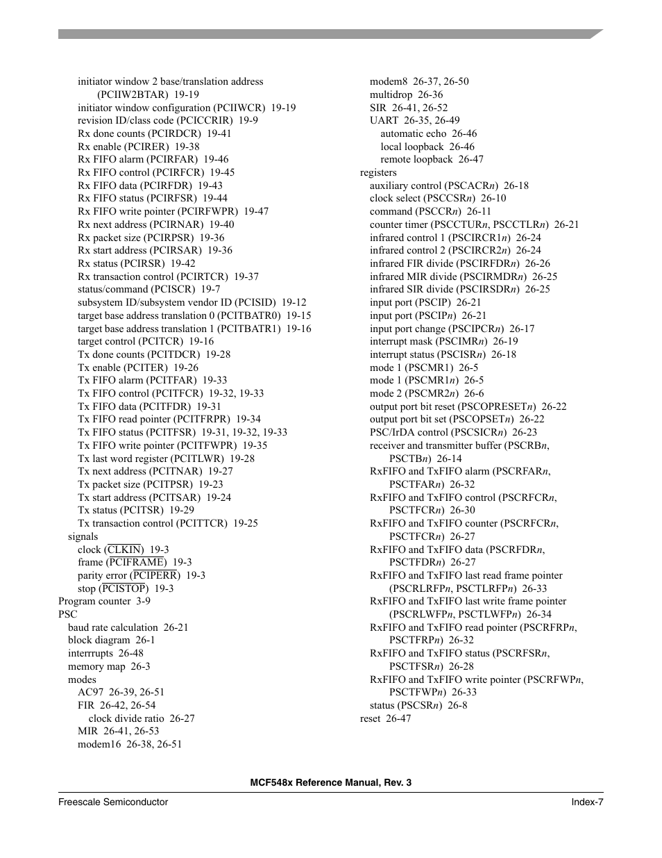 Freescale Semiconductor MCF5480 User Manual | Page 1021 / 1032