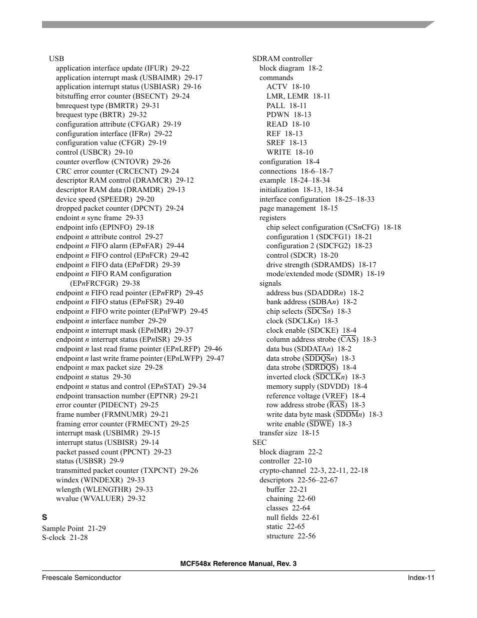 Freescale Semiconductor MCF5480 User Manual | Page 1025 / 1032
