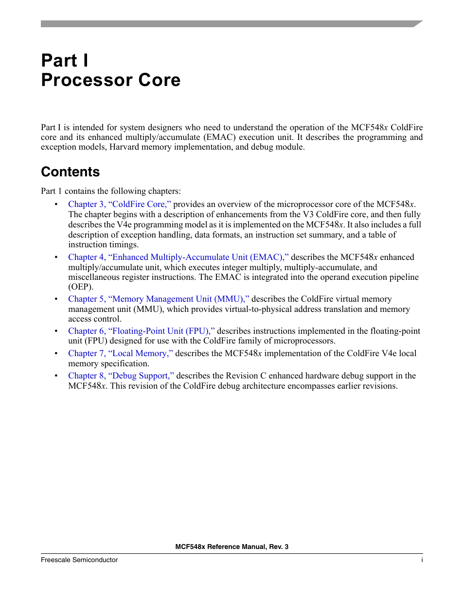 Freescale Semiconductor MCF5480 User Manual | Page 103 / 1032
