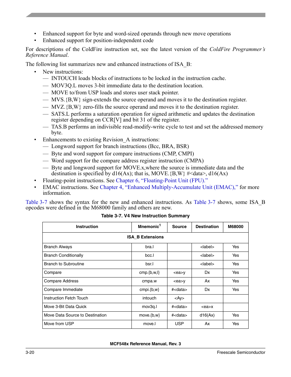 Freescale Semiconductor MCF5480 User Manual | Page 124 / 1032