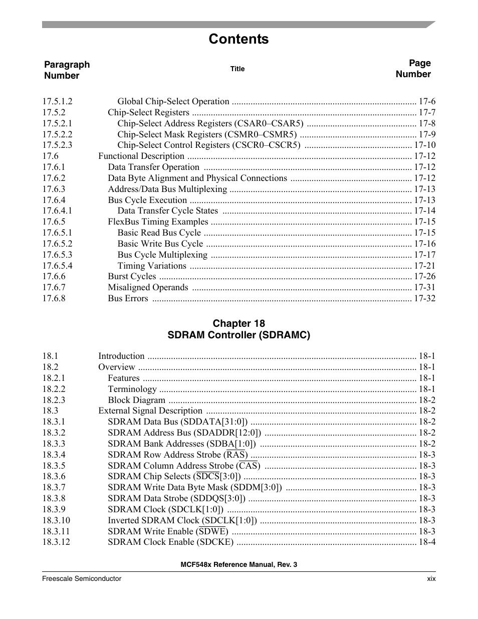 Freescale Semiconductor MCF5480 User Manual | Page 19 / 1032