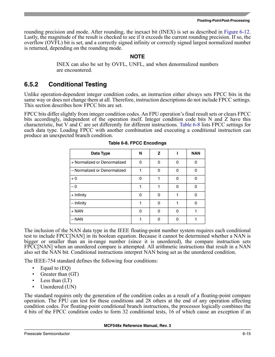 2 conditional testing, Conditional testing -15 | Freescale Semiconductor MCF5480 User Manual | Page 205 / 1032