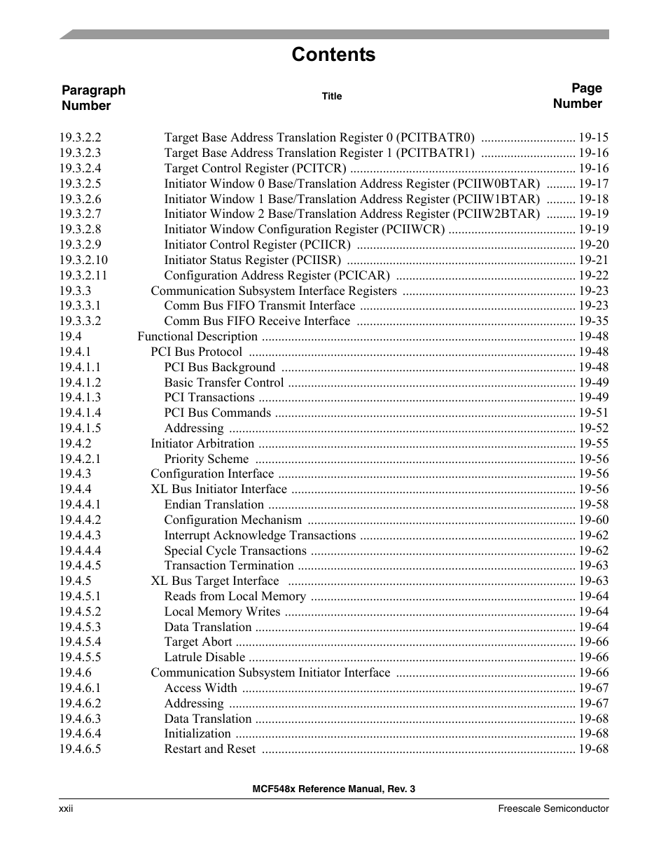 Freescale Semiconductor MCF5480 User Manual | Page 22 / 1032
