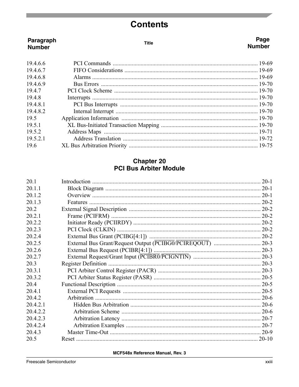 Freescale Semiconductor MCF5480 User Manual | Page 23 / 1032