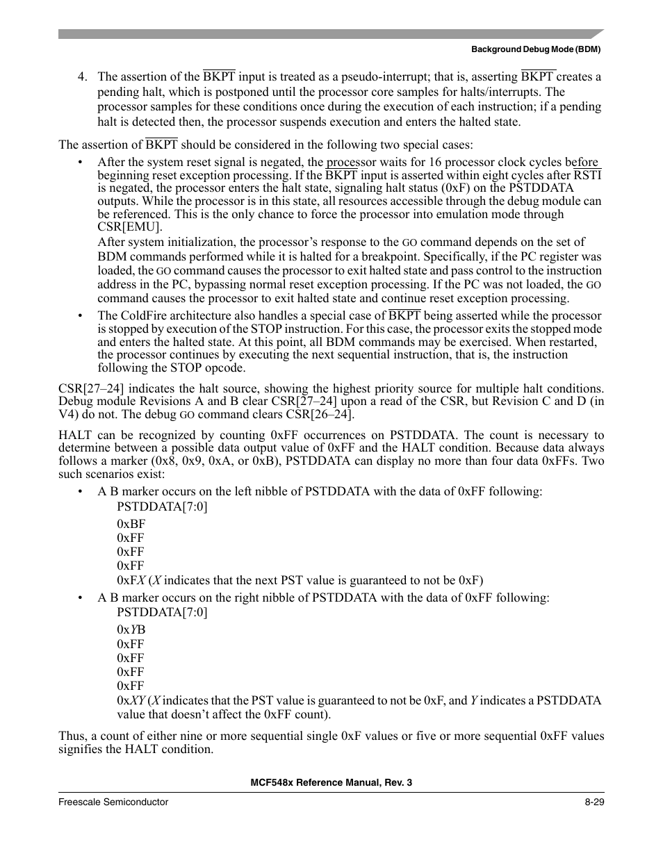 Freescale Semiconductor MCF5480 User Manual | Page 279 / 1032