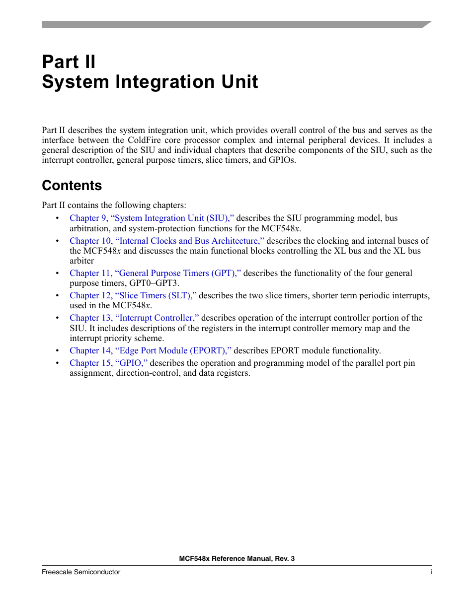 Freescale Semiconductor MCF5480 User Manual | Page 315 / 1032