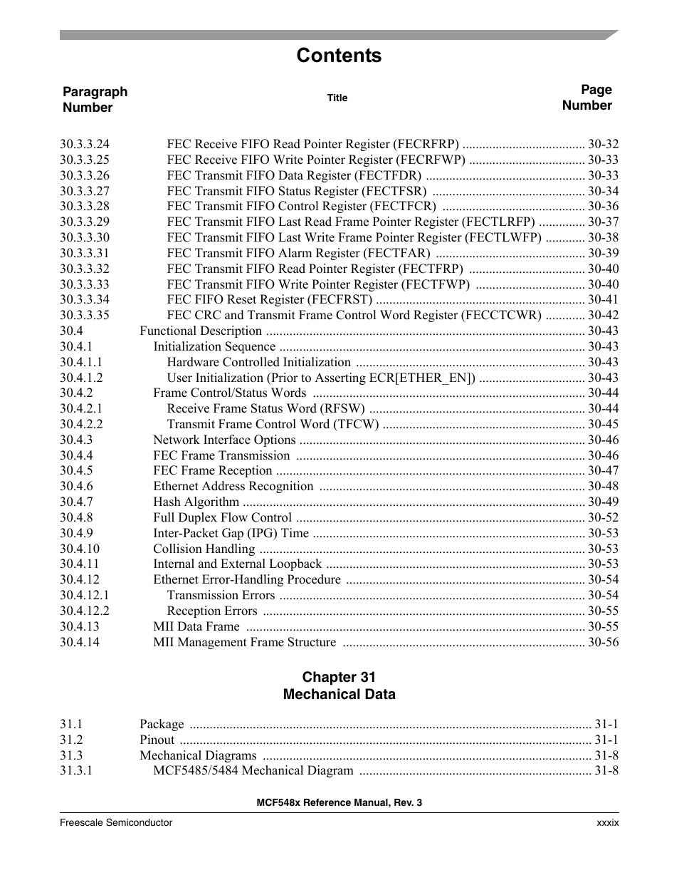 Freescale Semiconductor MCF5480 User Manual | Page 39 / 1032