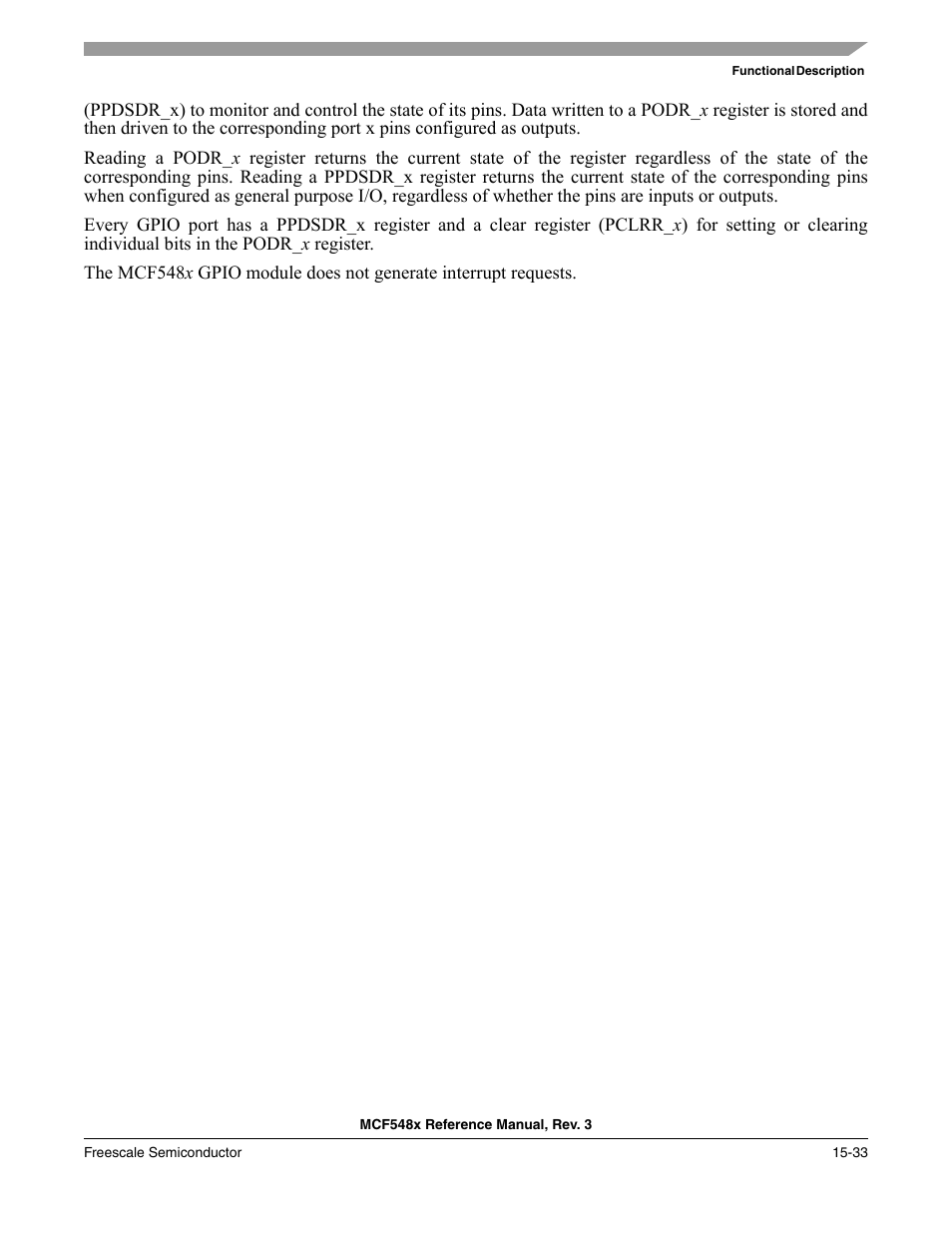 Freescale Semiconductor MCF5480 User Manual | Page 405 / 1032