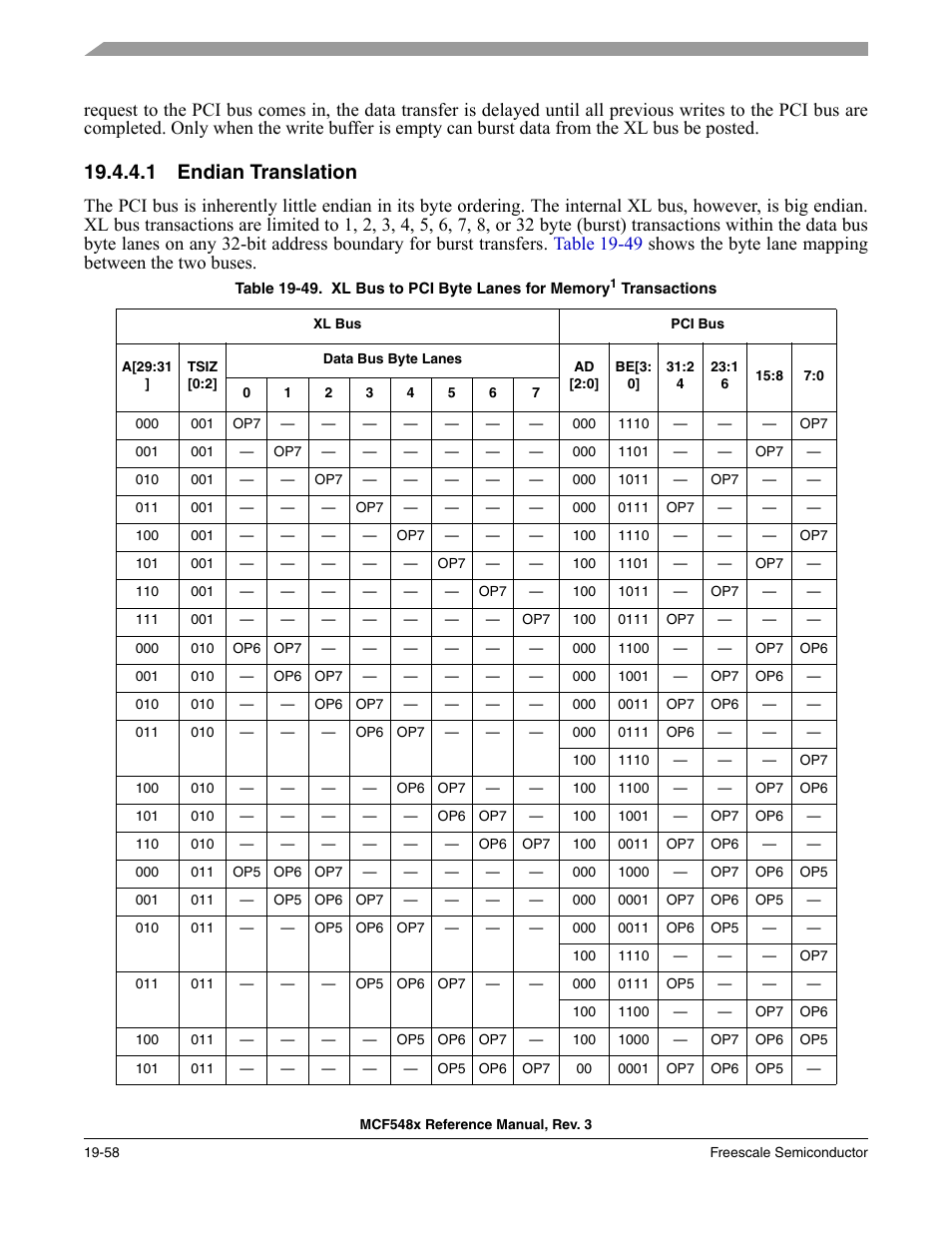 1 endian translation, Endian translation -58 | Freescale Semiconductor MCF5480 User Manual | Page 542 / 1032
