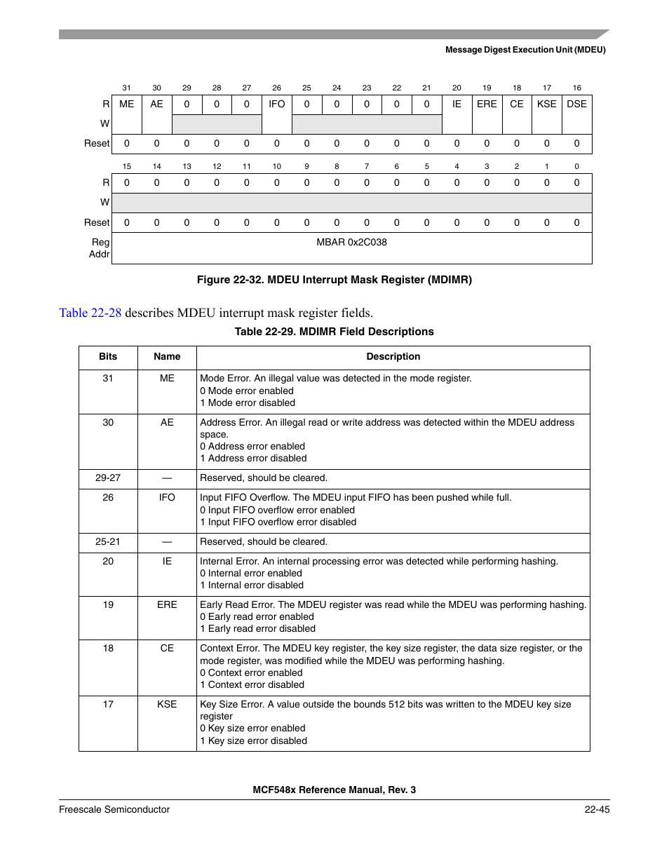 Freescale Semiconductor MCF5480 User Manual | Page 647 / 1032