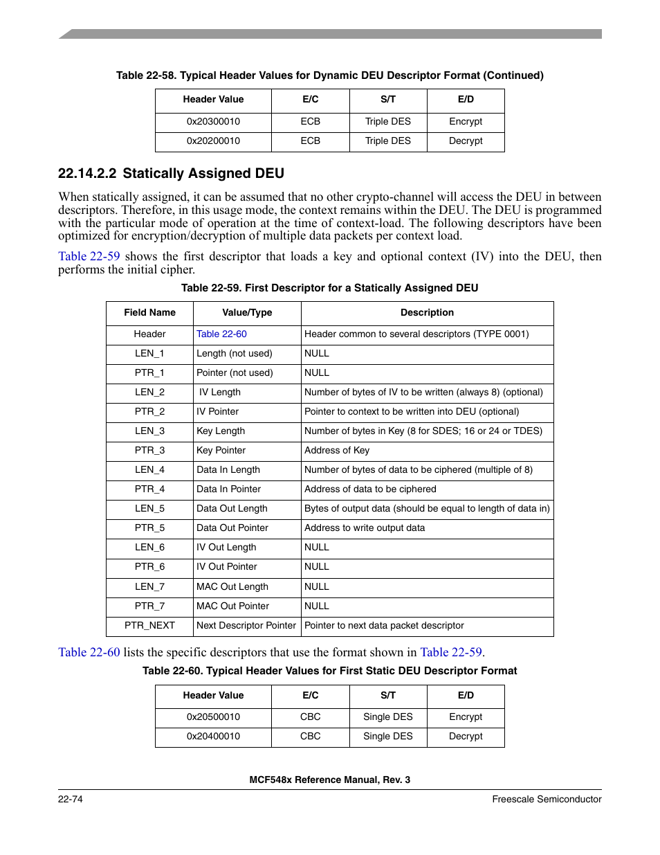 2 statically assigned deu, Statically assigned deu -74 | Freescale Semiconductor MCF5480 User Manual | Page 676 / 1032