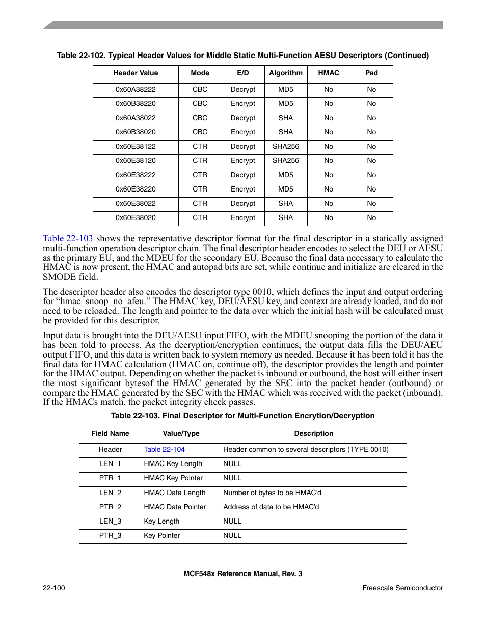 Freescale Semiconductor MCF5480 User Manual | Page 702 / 1032