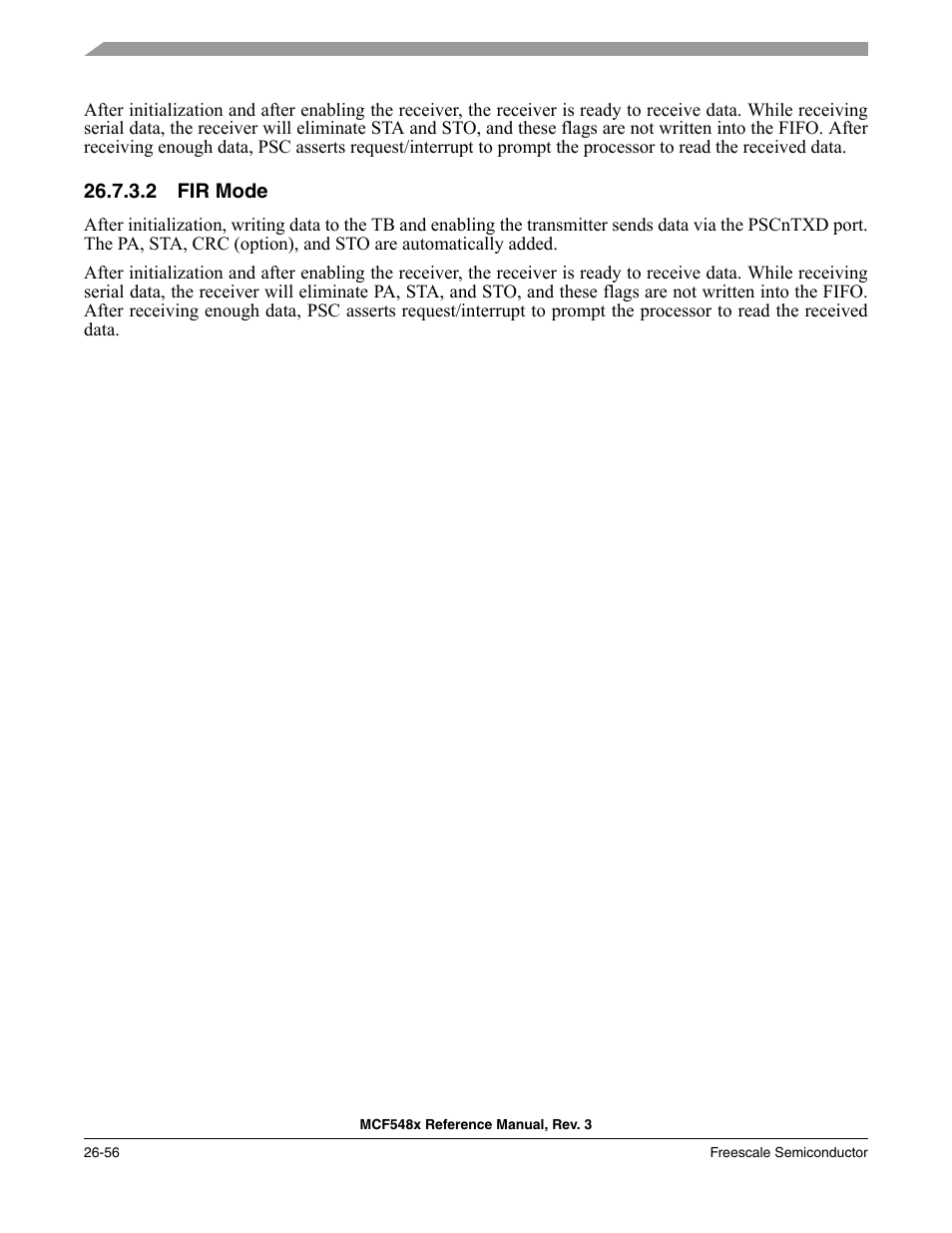 2 fir mode, Fir mode -56 | Freescale Semiconductor MCF5480 User Manual | Page 818 / 1032