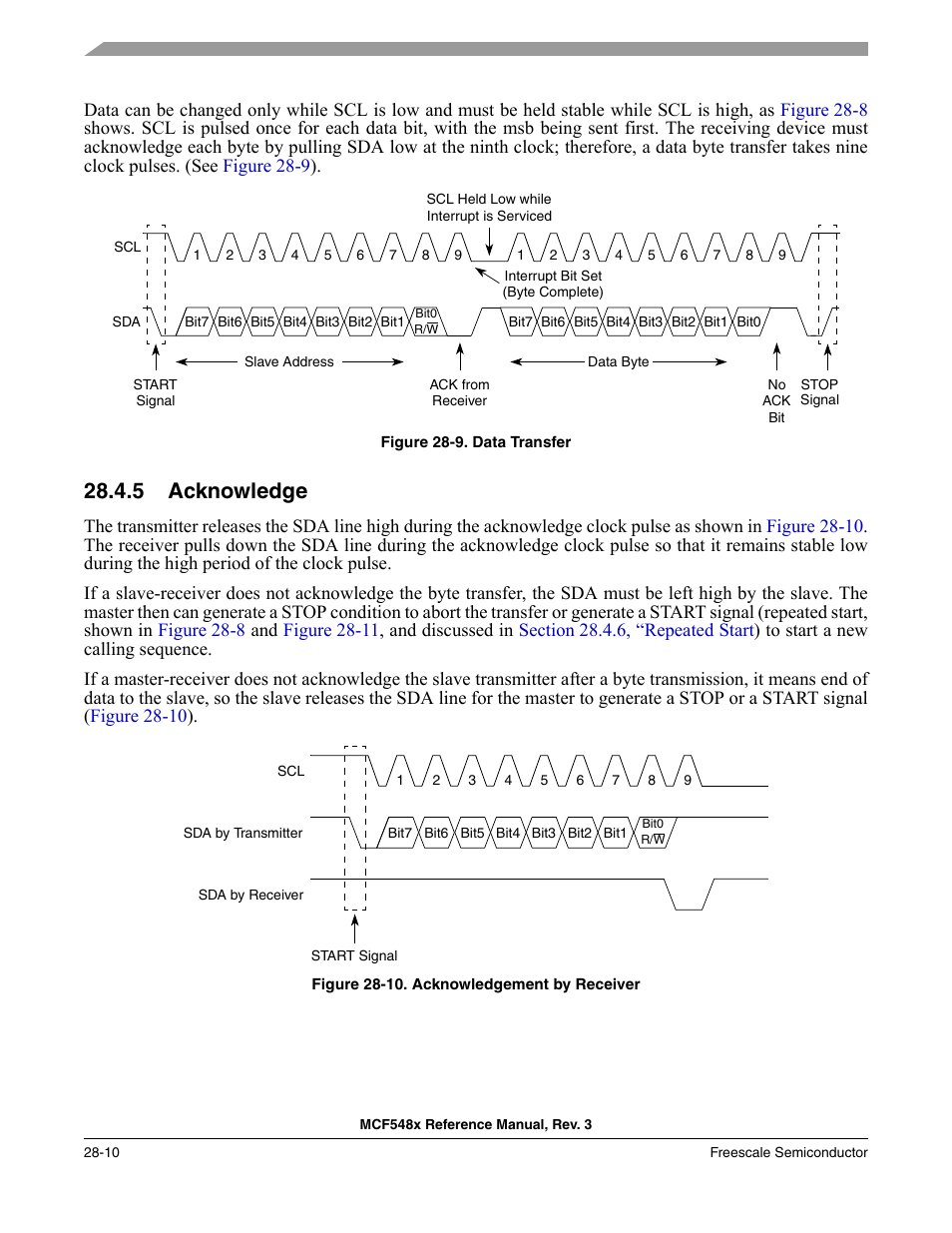 5 acknowledge, Acknowledge -10 | Freescale Semiconductor MCF5480 User Manual | Page 864 / 1032