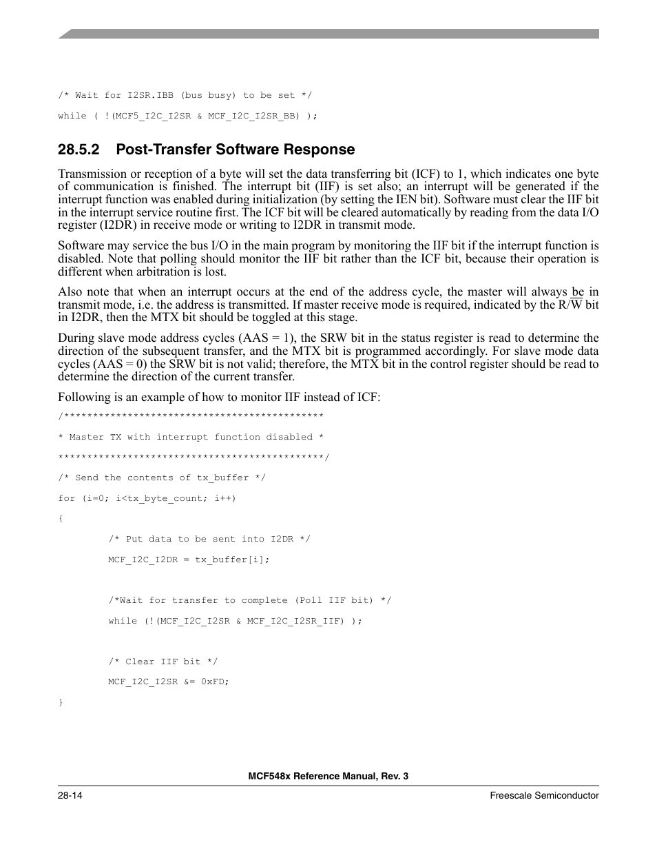 2 post-transfer software response, Post-transfer software response -14 | Freescale Semiconductor MCF5480 User Manual | Page 868 / 1032