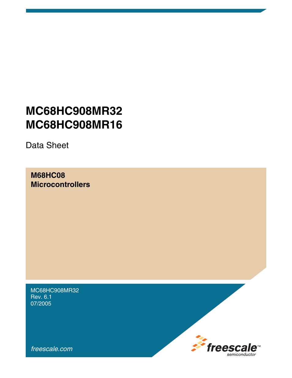 Freescale Semiconductor MC68HC908MR32 User Manual | 282 pages
