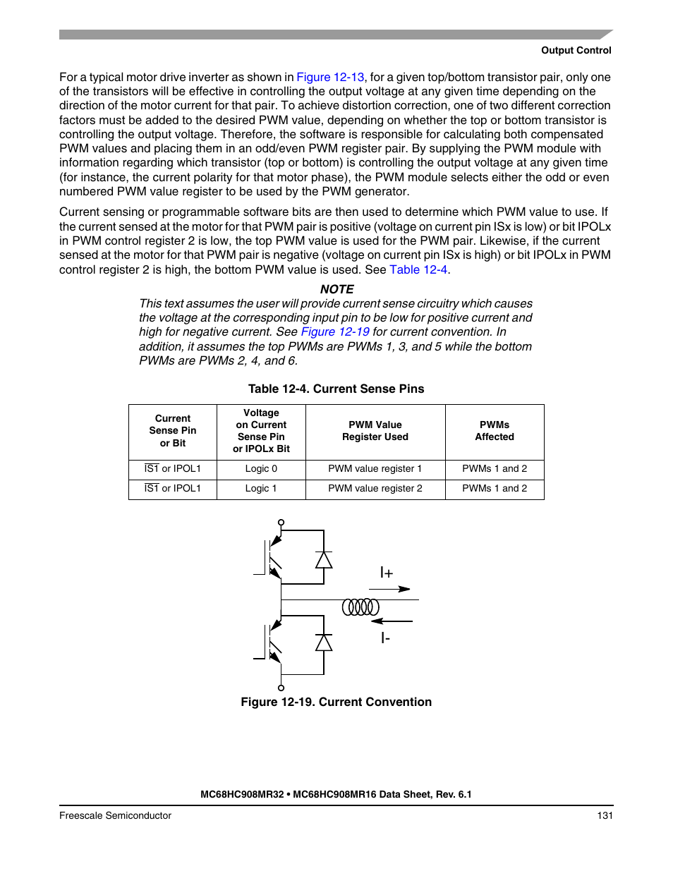 I+ i | Freescale Semiconductor MC68HC908MR32 User Manual | Page 131 / 282