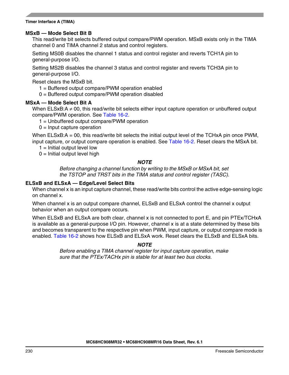 Freescale Semiconductor MC68HC908MR32 User Manual | Page 230 / 282