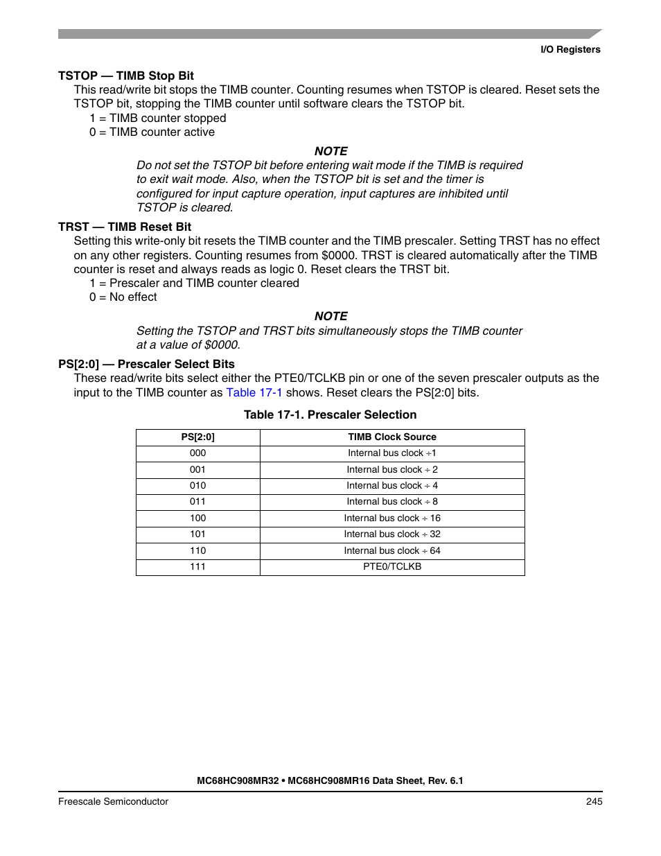 Freescale Semiconductor MC68HC908MR32 User Manual | Page 245 / 282