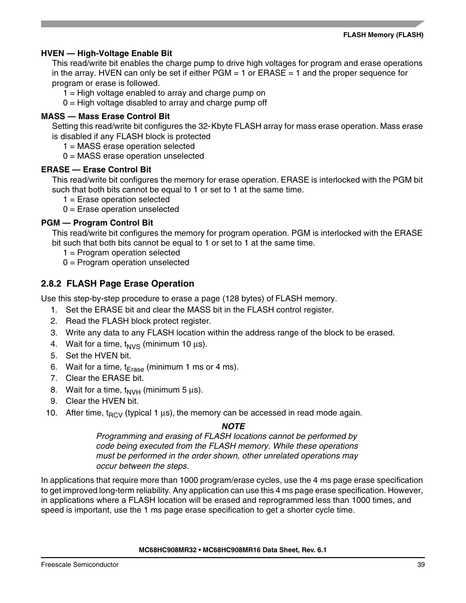 Freescale Semiconductor MC68HC908MR32 User Manual | Page 39 / 282