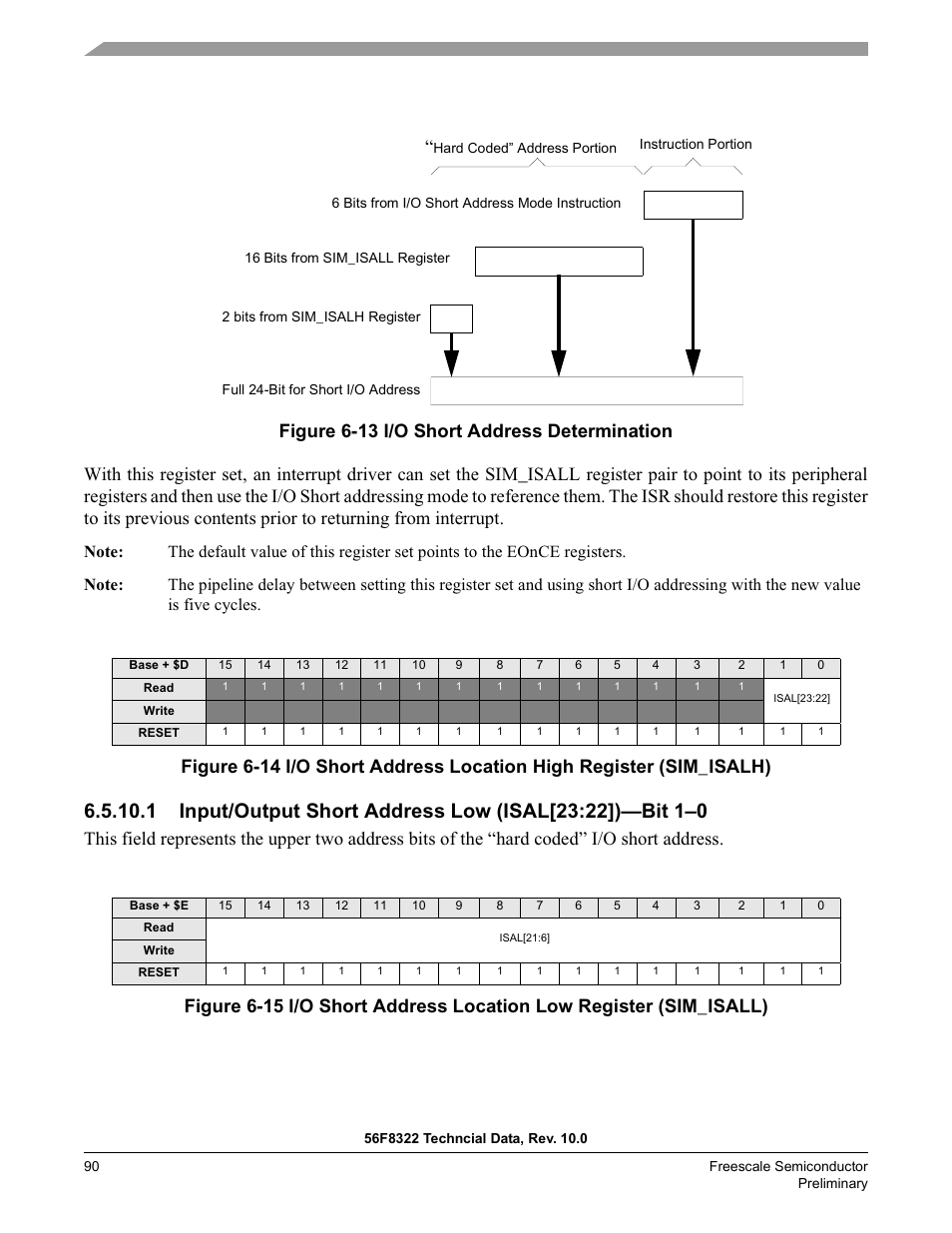 Freescale Semiconductor 56F8122 User Manual | Page 90 / 137
