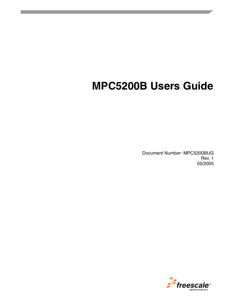 Freescale Semiconductor MPC5200B User Manual | 762 pages