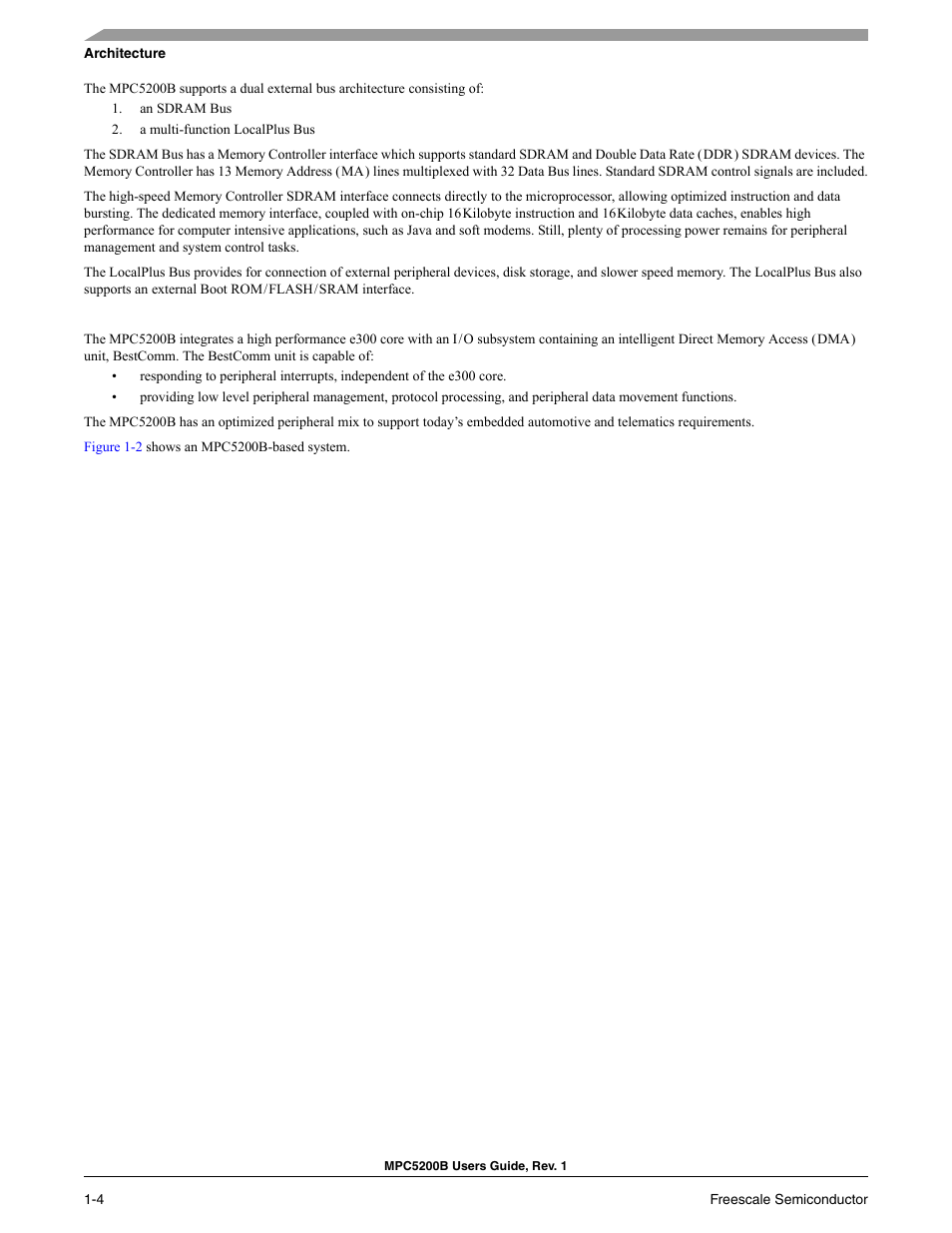 Freescale Semiconductor MPC5200B User Manual | Page 39 / 762