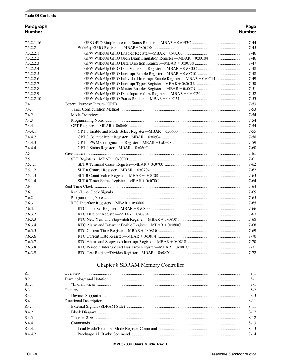 Freescale Semiconductor MPC5200B User Manual | Page 5 / 762