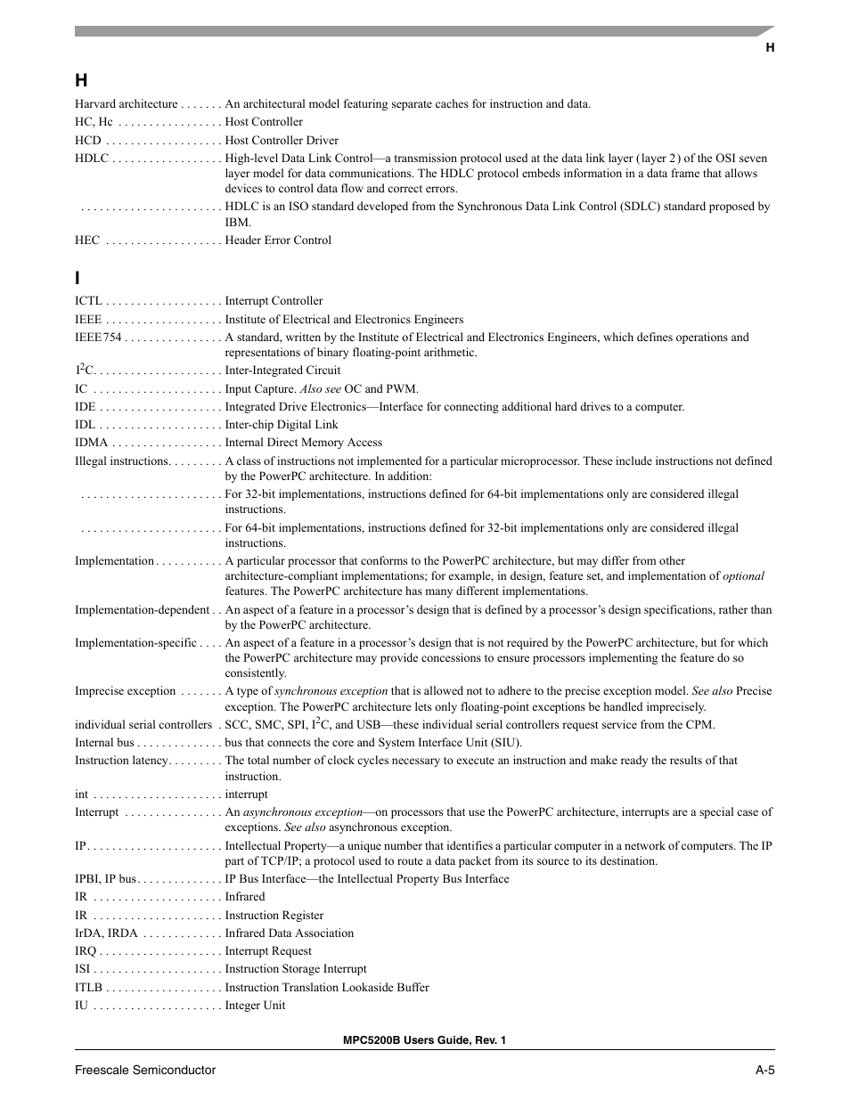 Freescale Semiconductor MPC5200B User Manual | Page 744 / 762