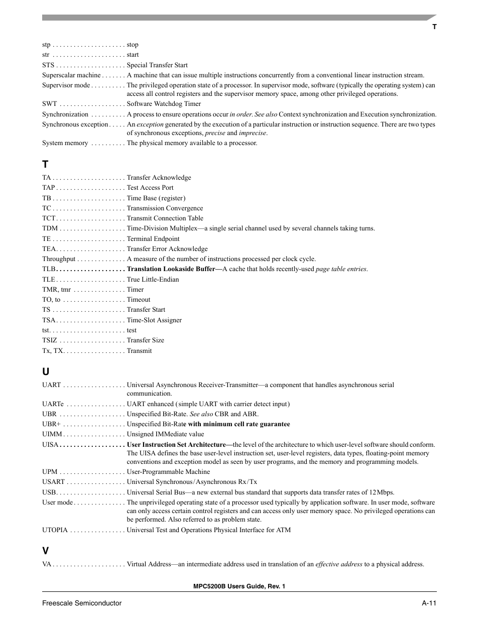 Freescale Semiconductor MPC5200B User Manual | Page 750 / 762