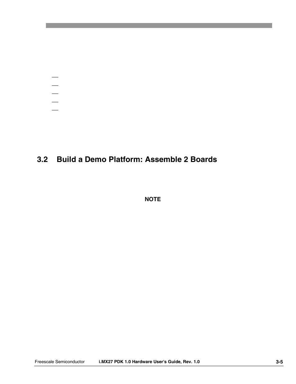 2 build a demo platform: assemble 2 boards | Freescale Semiconductor i.MX27 PDK 1.0 User Manual | Page 23 / 53