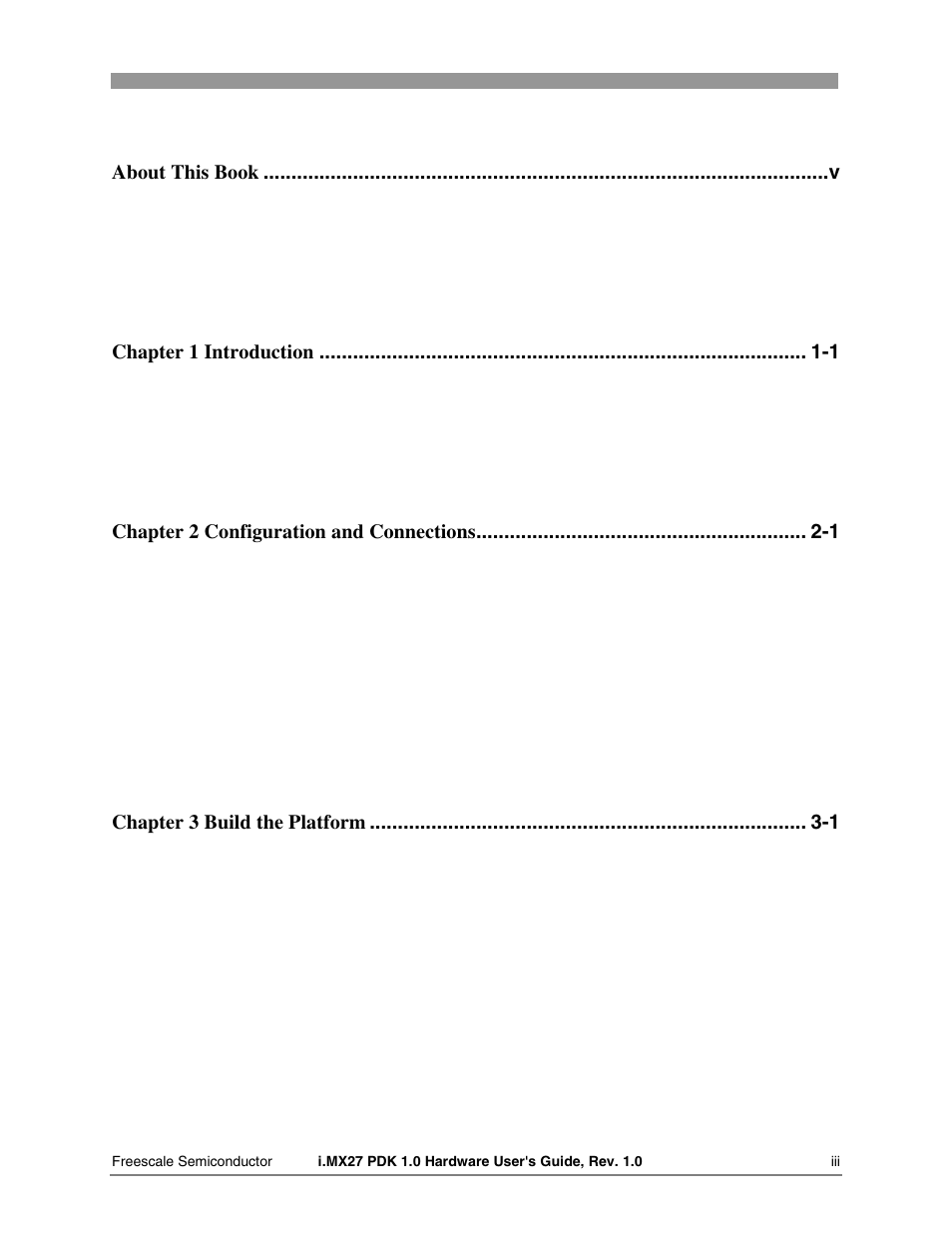 Freescale Semiconductor i.MX27 PDK 1.0 User Manual | Page 3 / 53