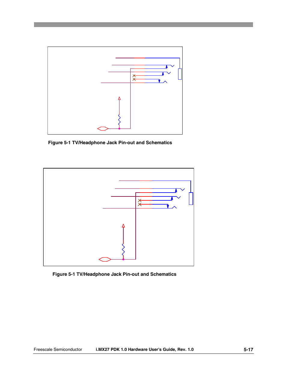 Headphone_l headphone_r video ground | Freescale Semiconductor i.MX27 PDK 1.0 User Manual | Page 49 / 53