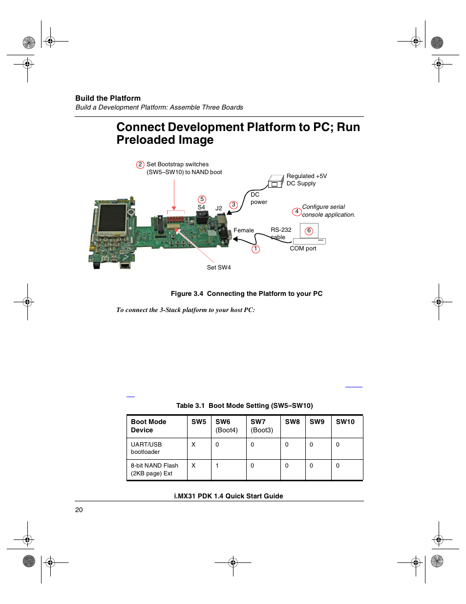 Freescale Semiconductor Windows Embedded CE 6.0/Windows CE 5.0 i.MX31 PDK 1.4 User Manual | Page 22 / 48