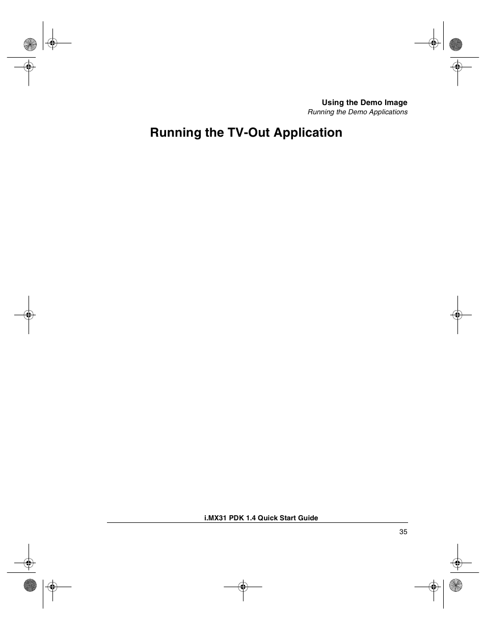 Running the tv-out application | Freescale Semiconductor Windows Embedded CE 6.0/Windows CE 5.0 i.MX31 PDK 1.4 User Manual | Page 37 / 48