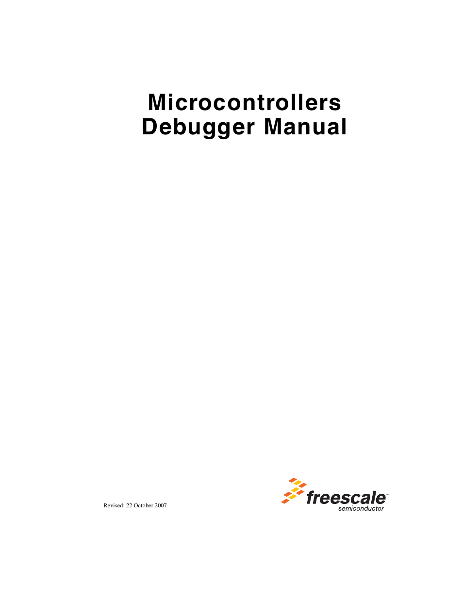 Freescale Semiconductor Microcontrollers User Manual | 892 pages