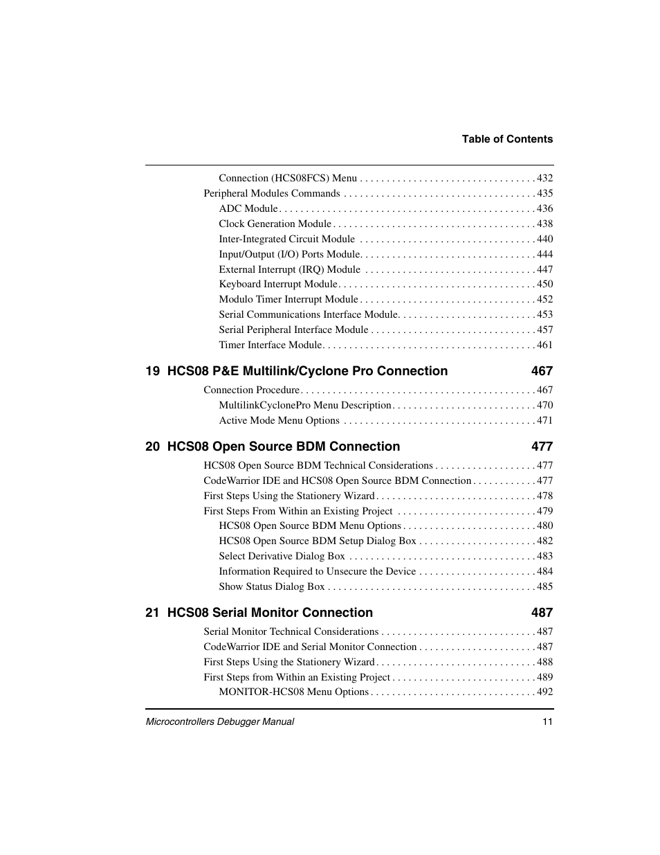 Freescale Semiconductor Microcontrollers User Manual | Page 11 / 892